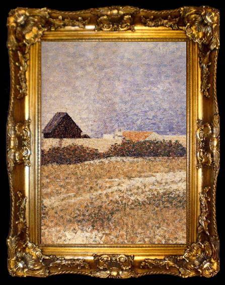 framed  Georges Seurat Impression Figure, ta009-2